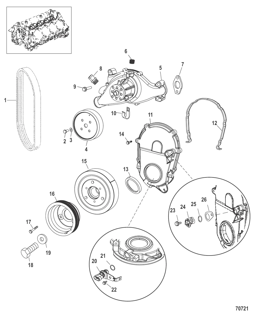 Water Pump And Front Cover