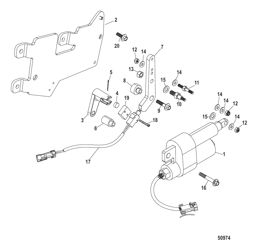 Shift Bracket Digital Throttle and Shift