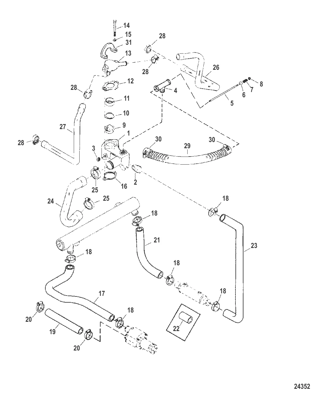 Корпус термостата