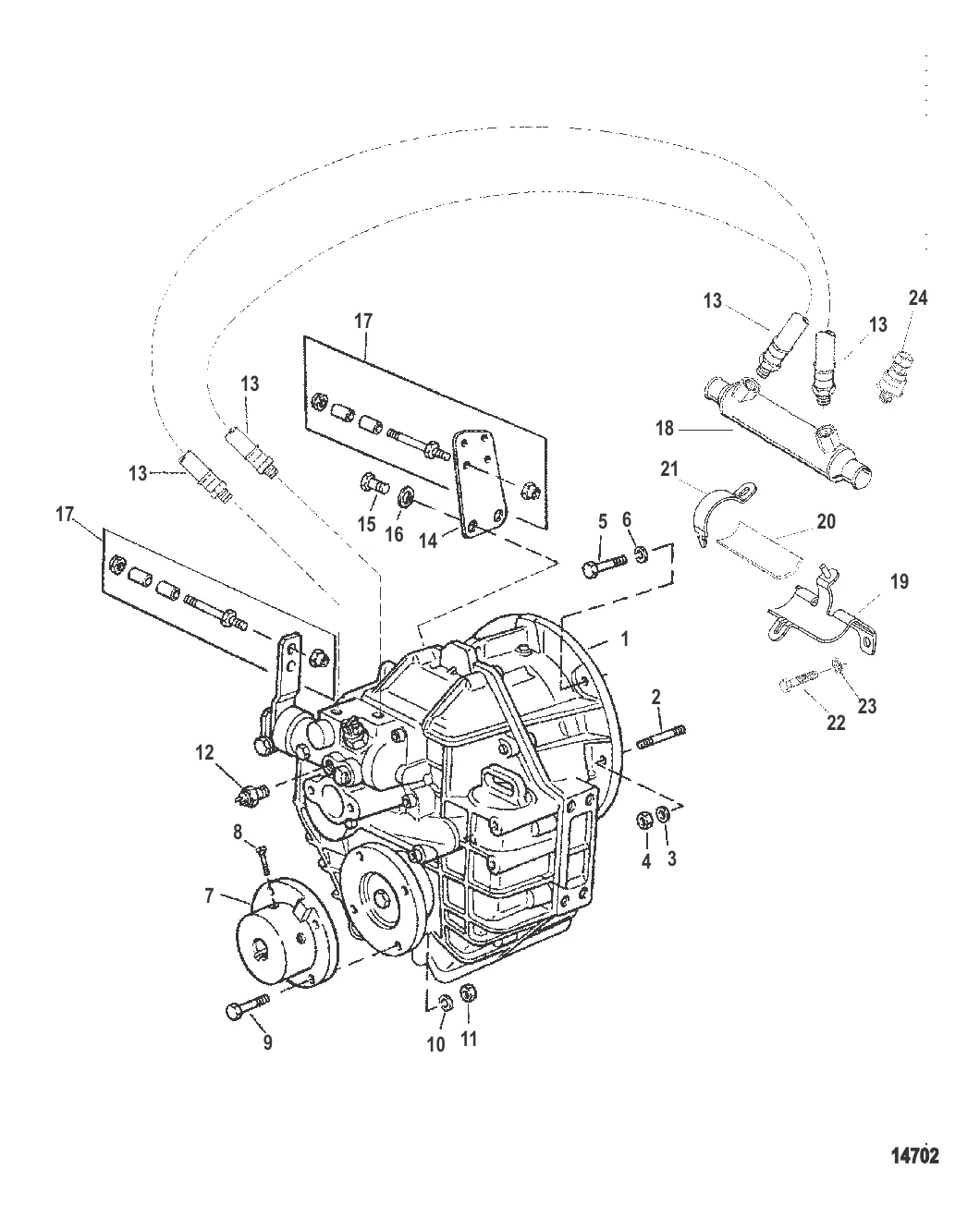TRANSMISSION AND RELATED PARTS (HURTH 630)