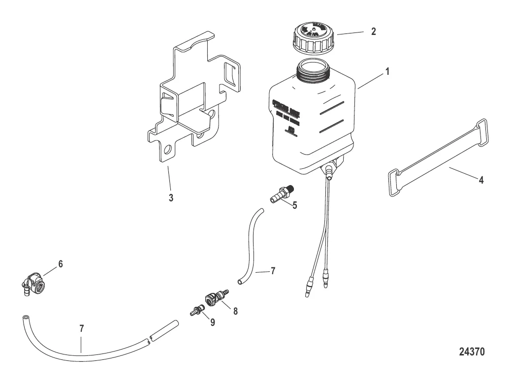 Drive Lube Reservoir Assembly
