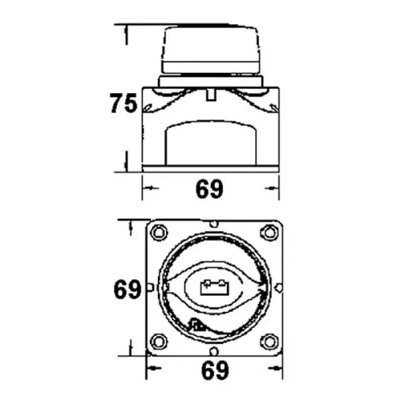 BEP Marine Выключатель батареи