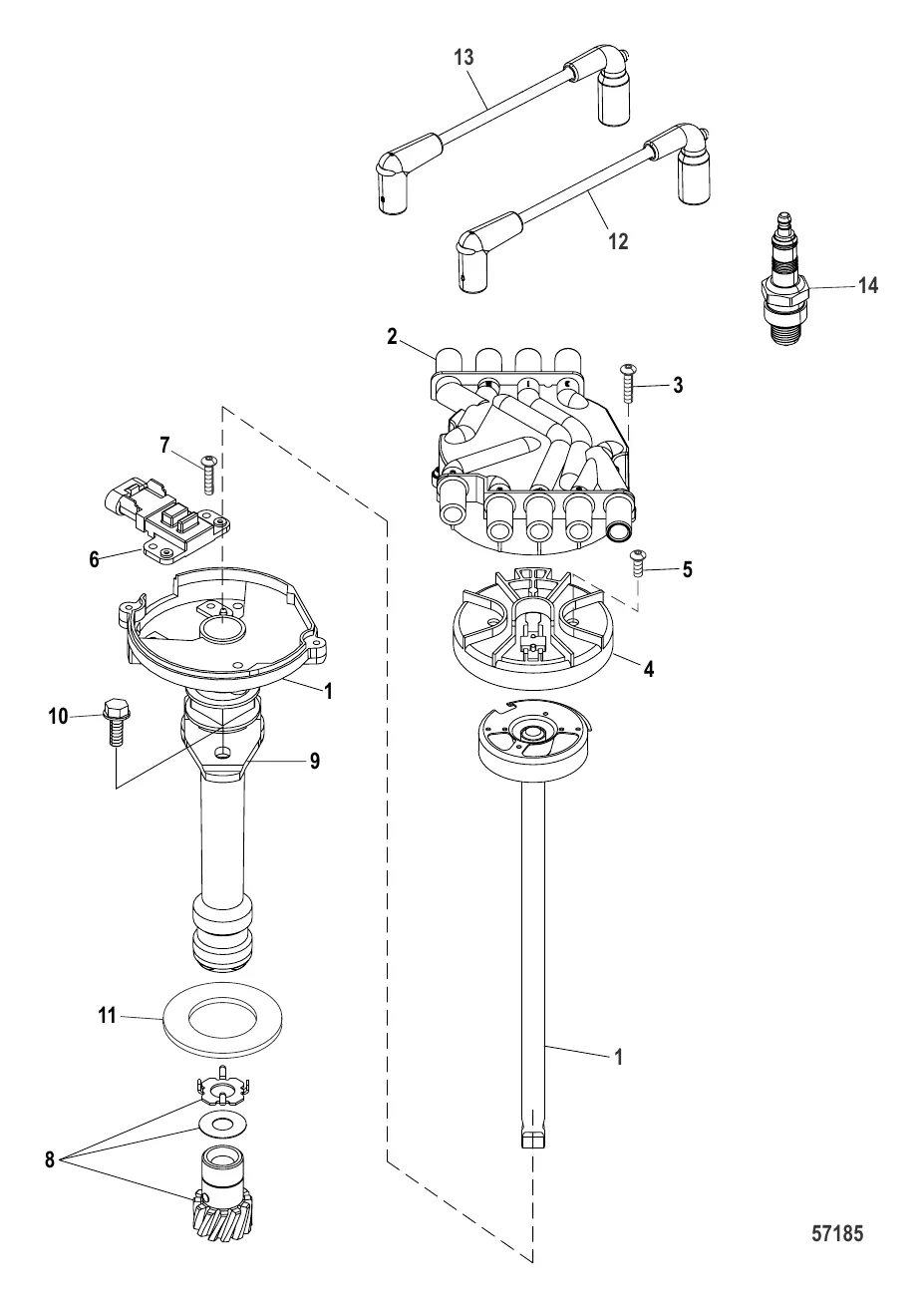 Распределитель и компоненты системы зажигания