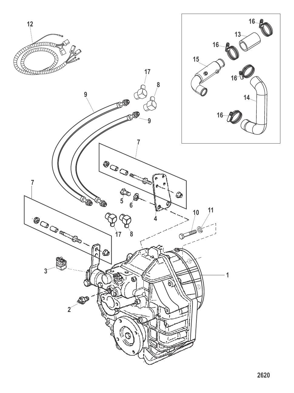 Трансмиссия и связанные детали