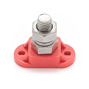 Клемма одинарная 10 мм красная IS-10MM-1R