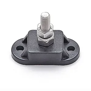 Клемма одинарная 6 мм черная IS-6MM-1