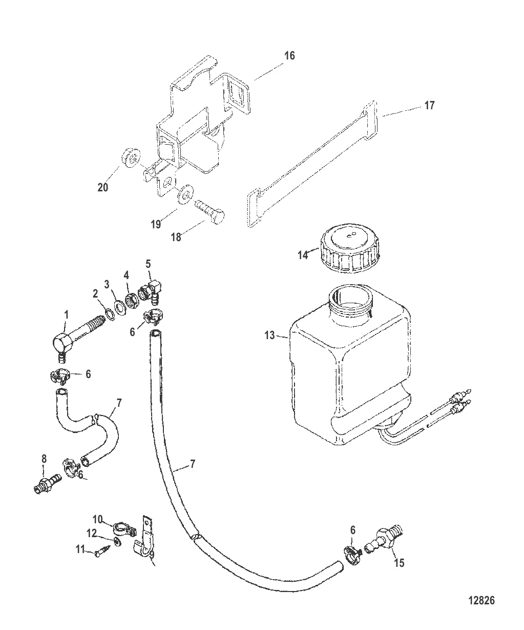 Компоненты масляного бака (ПОВОРОТНО-ОТКИДНАЯ КОЛОНКА)