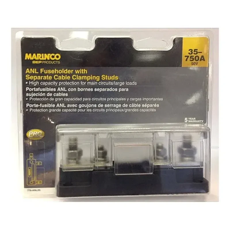 BEP Marine Держатель предохранителя ANL 750А с прозрачной крышкой