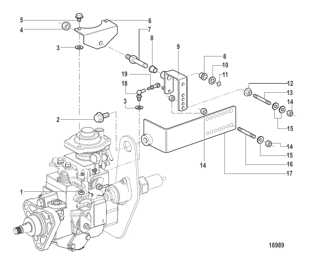 Монтаж инжекторного насоса (Все механические двигатели)