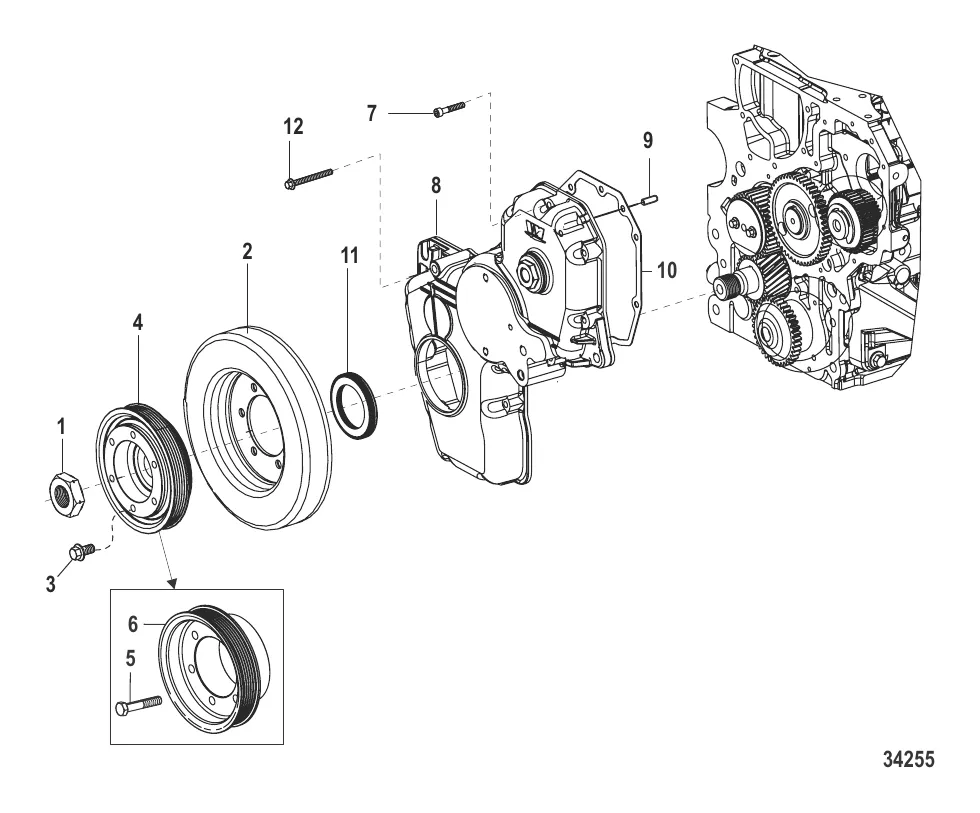 Передняя крышка