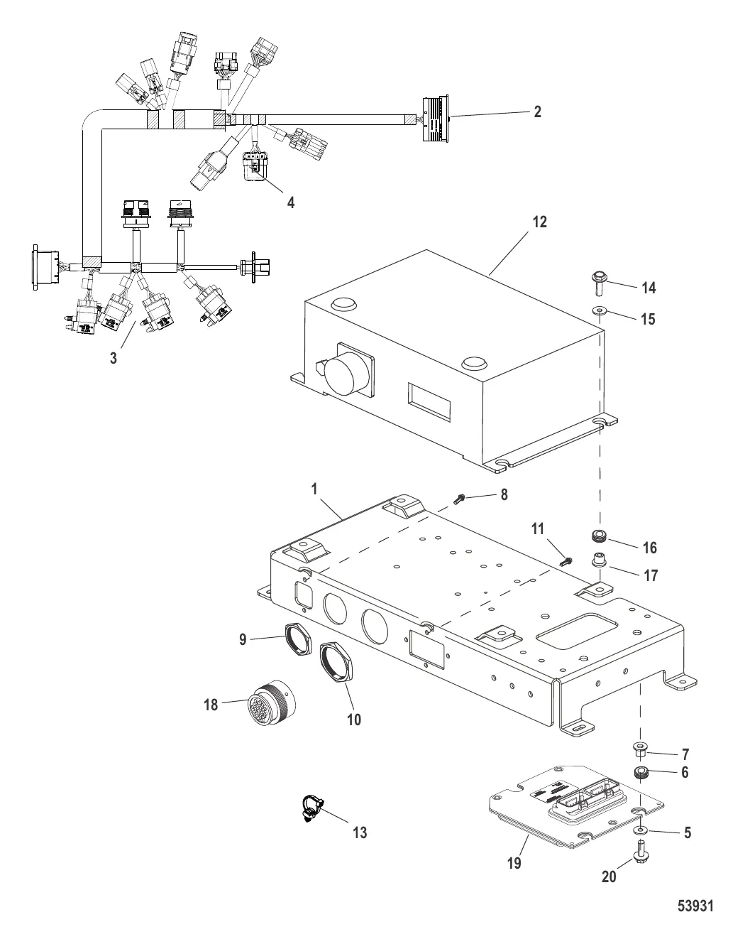 Переходник судна в сборе