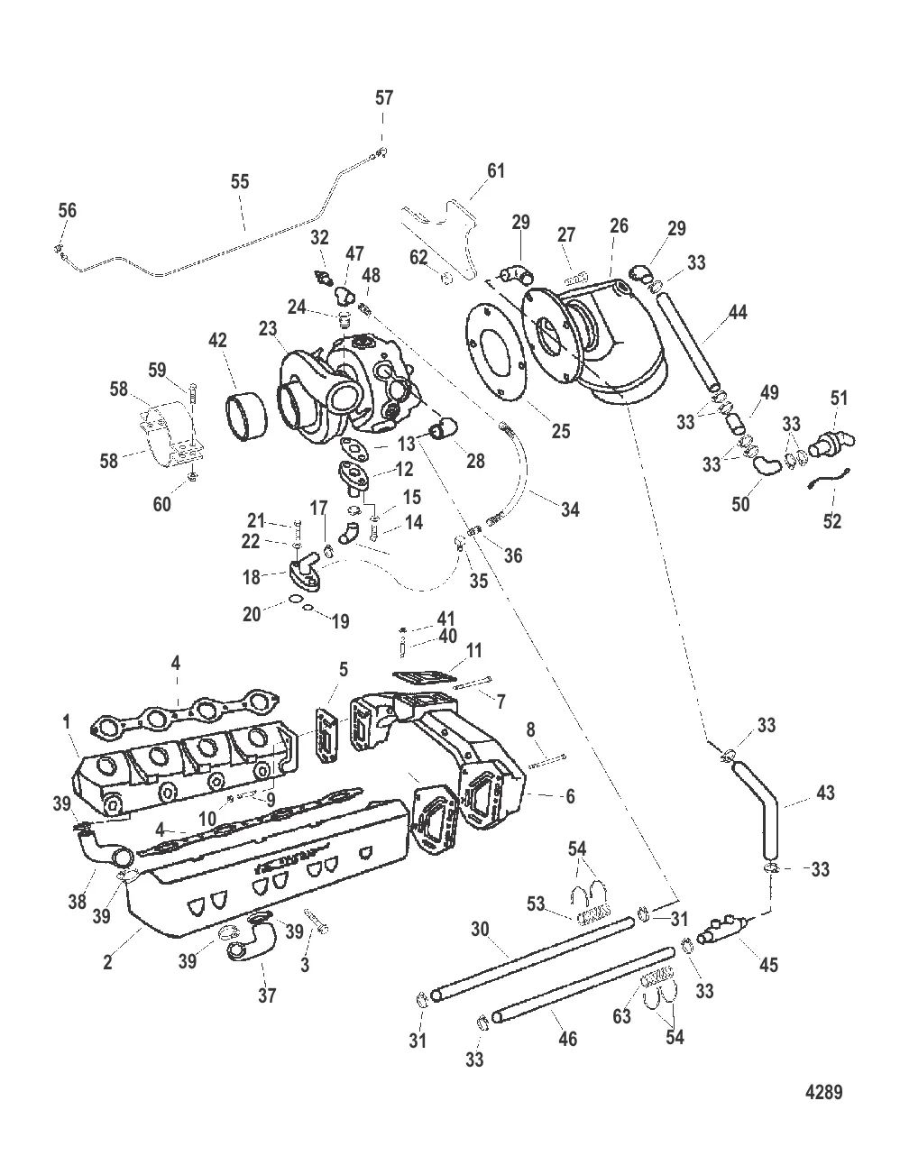 Выхлопной коллектор и турбонагнетатель (Продолжение)
