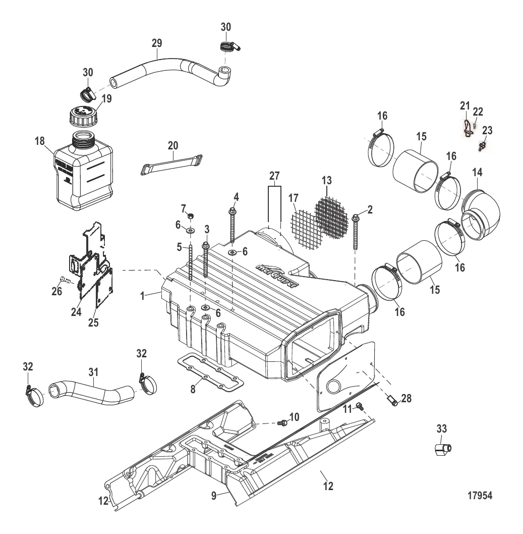 Вторичный охладитель и впускной коллектор