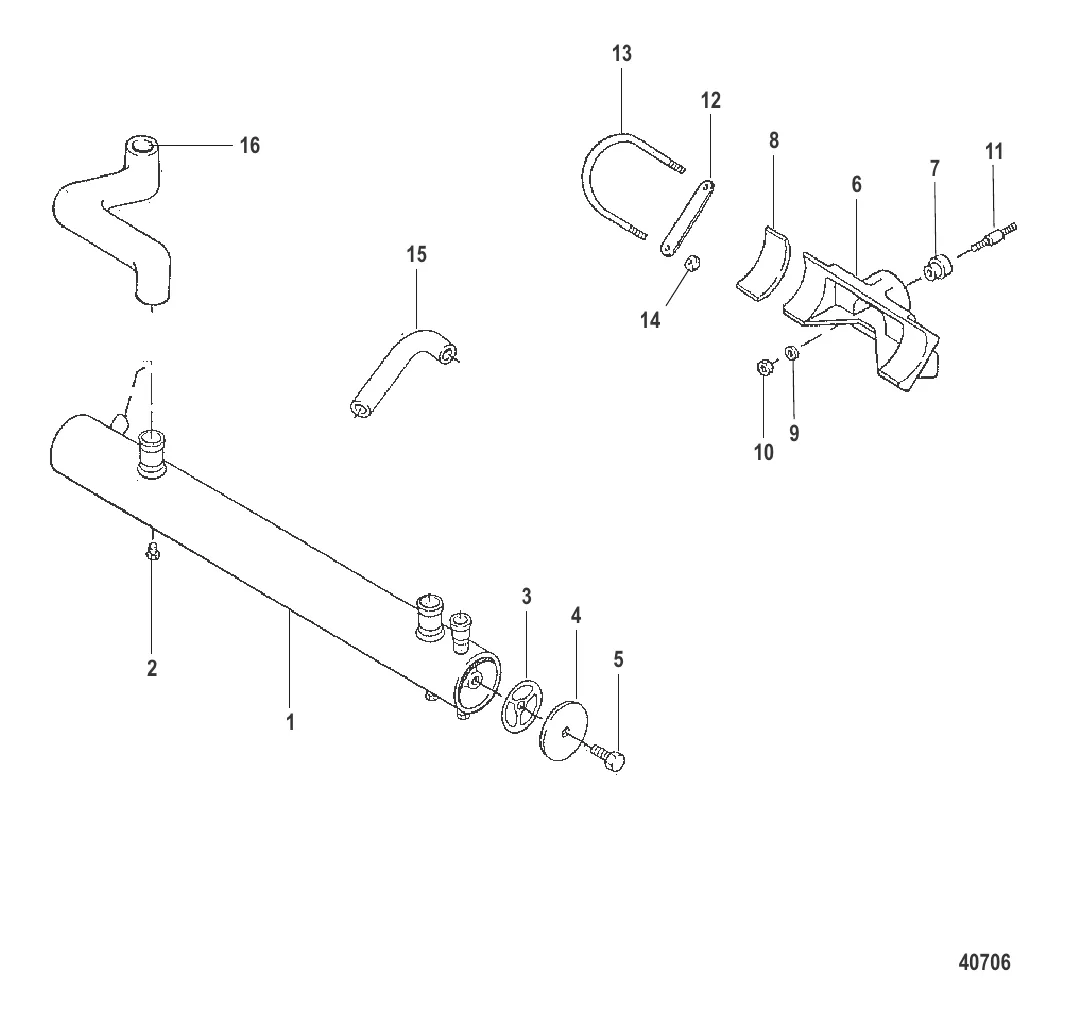 Комплект закрытой системы водяного охлаждения