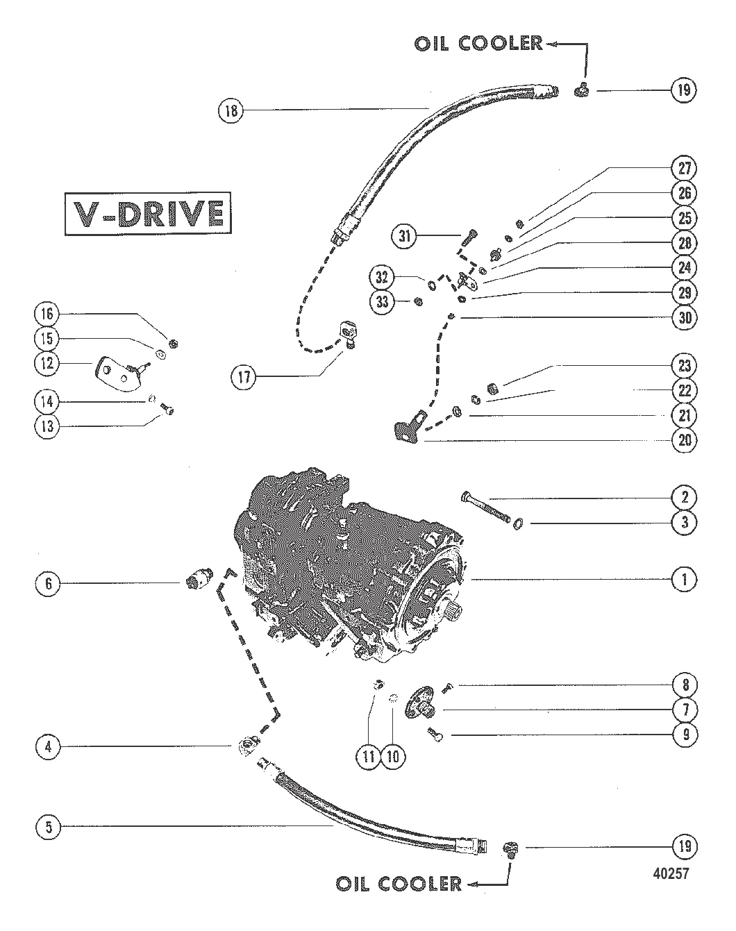 ТРАНСМИССИЯ И СВЯЗАННЫЕ ДЕТАЛИ (V-ПРИВОД)