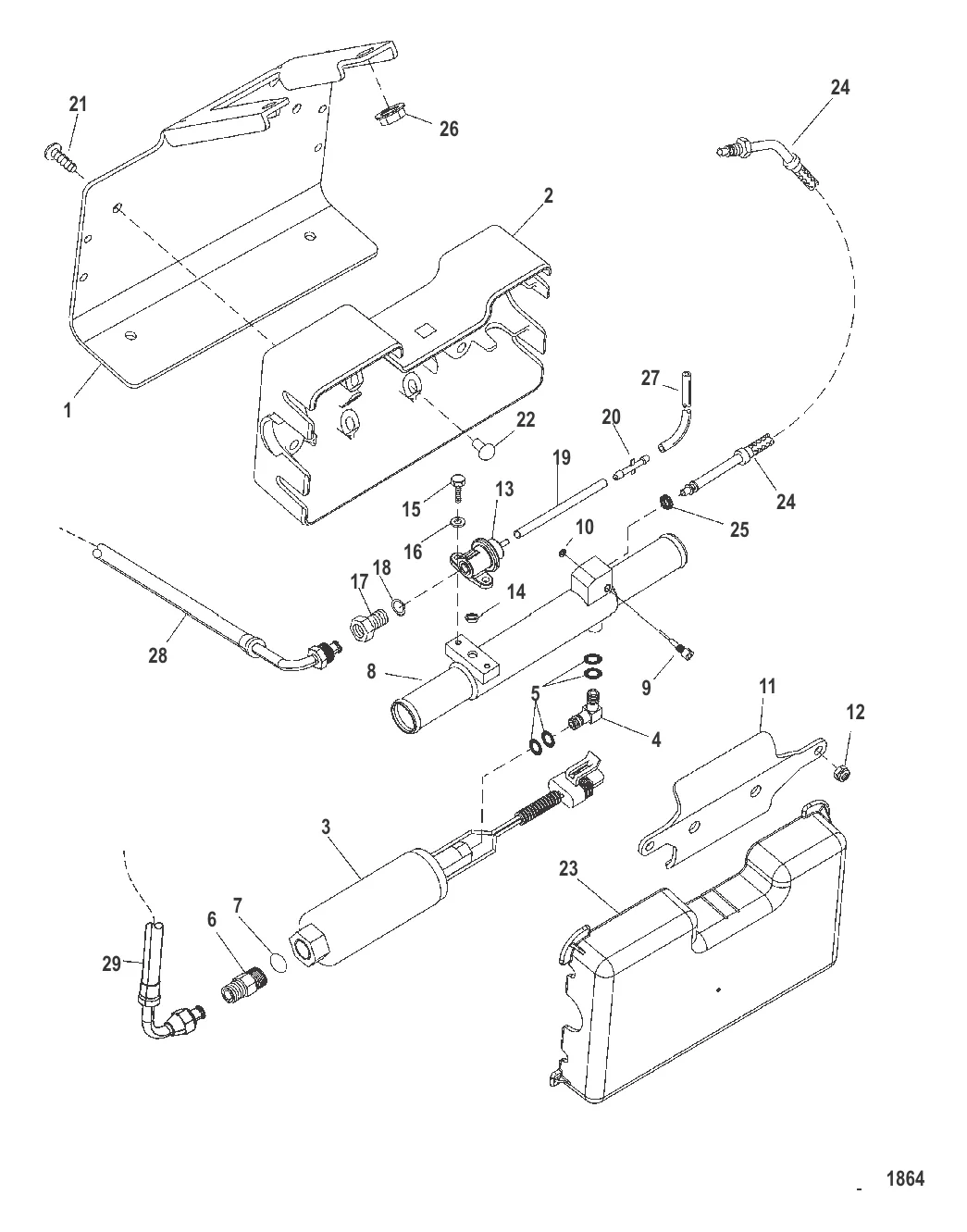 Топливный насос и охладитель топлива
