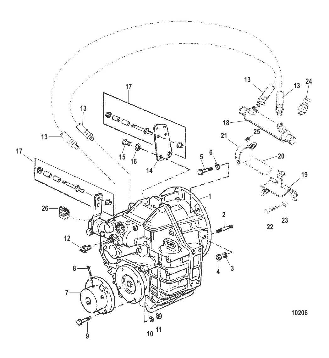 Трансмиссия и связанные детали (HURTH 630)