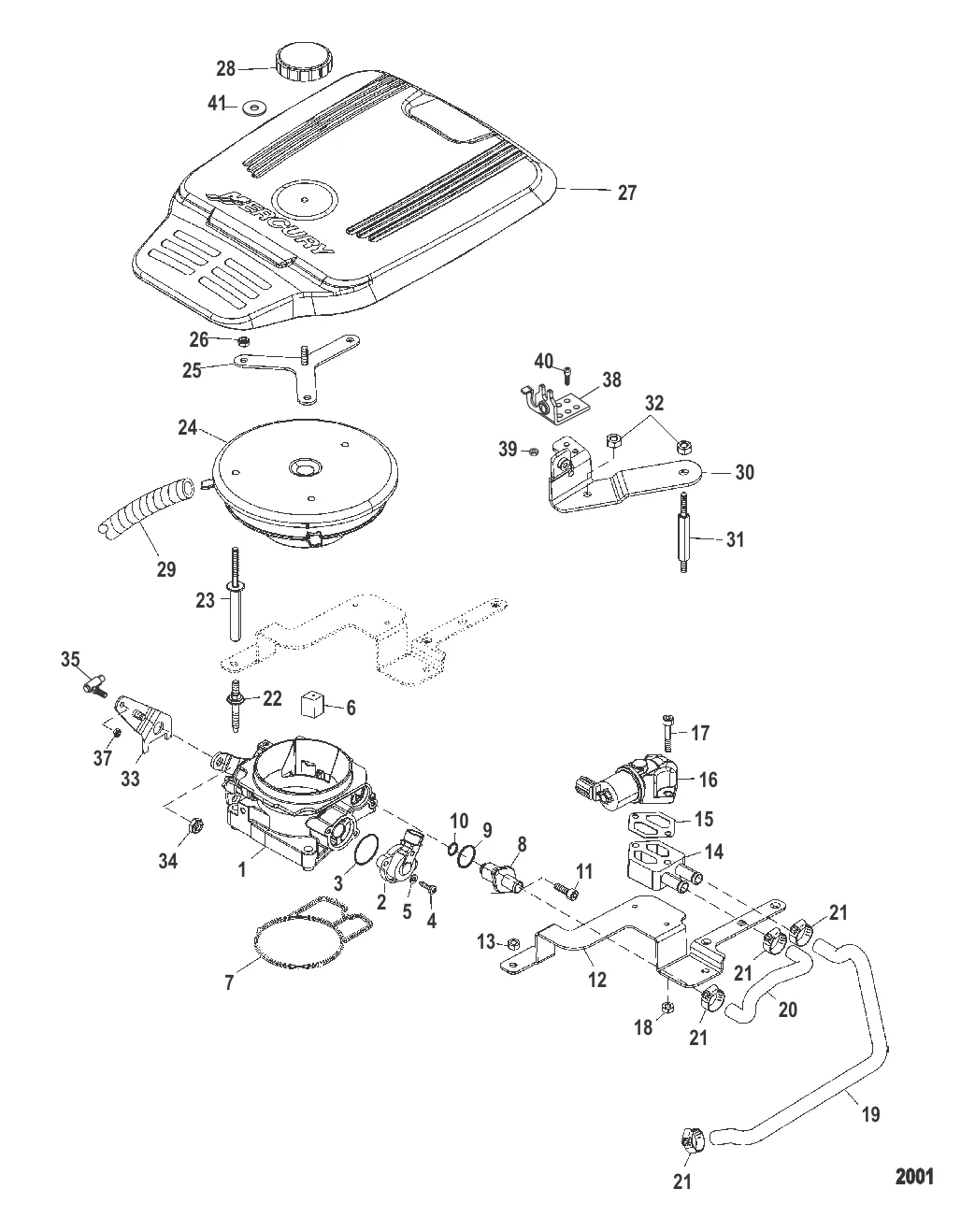Корпус дроссельной заслонки