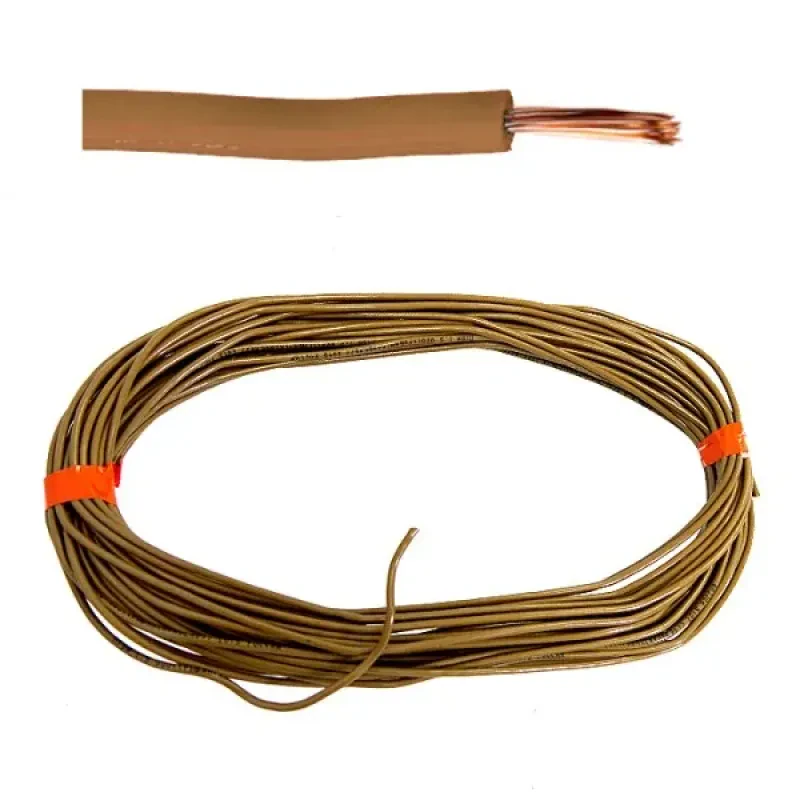 Рыбинсккабель Провод 1.5 мм коричневый (упак 20 м)