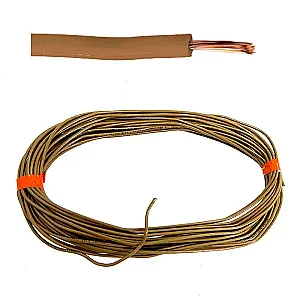Провод 1.5 мм коричневый (упак 20 м) ПГВА-1.5-Кч