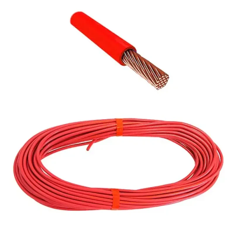 Рыбинсккабель Провод 4 мм красный (упак 20 м)