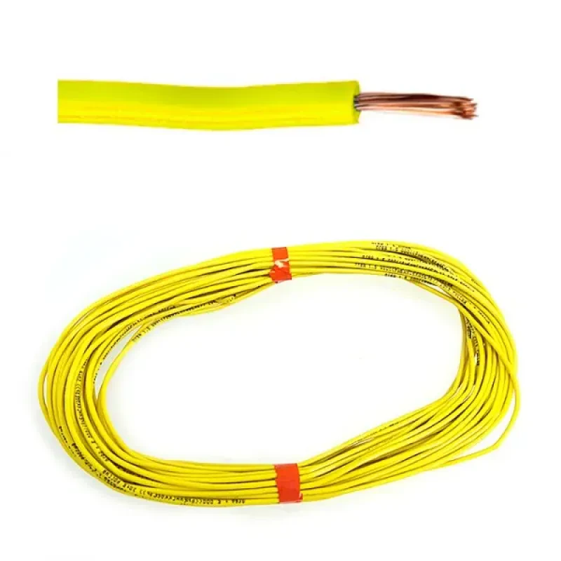 Рыбинсккабель Провод 1.5 мм желтый (упак 20 м)