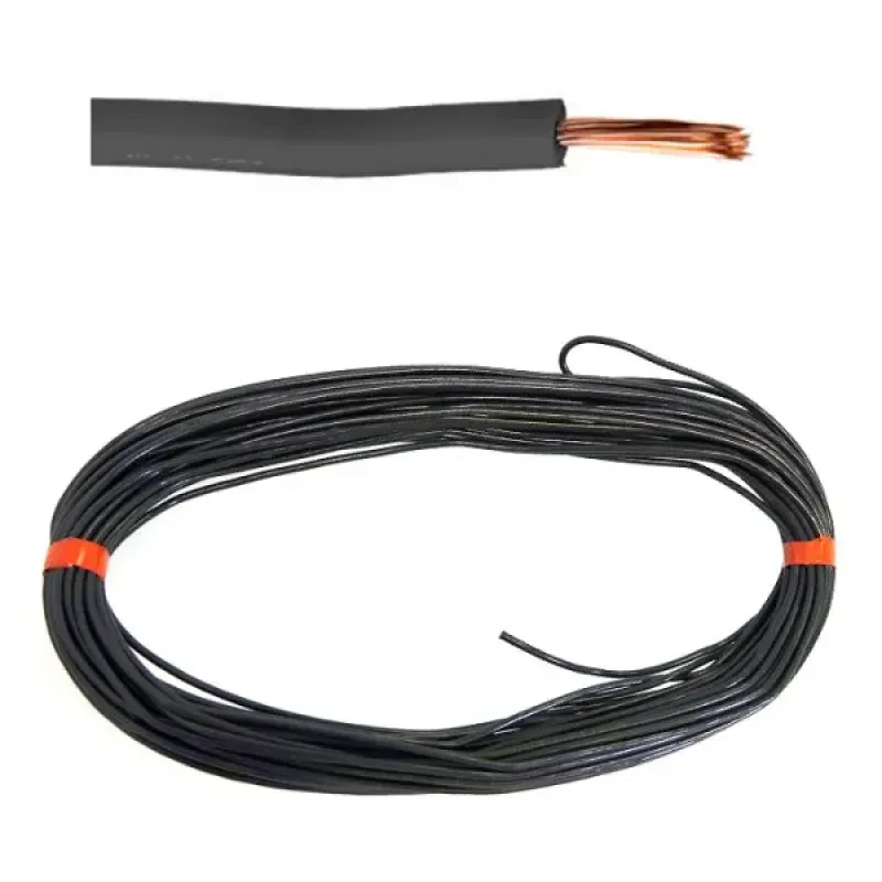 Рыбинсккабель Провод 1.5 мм черный (упак 20 м)