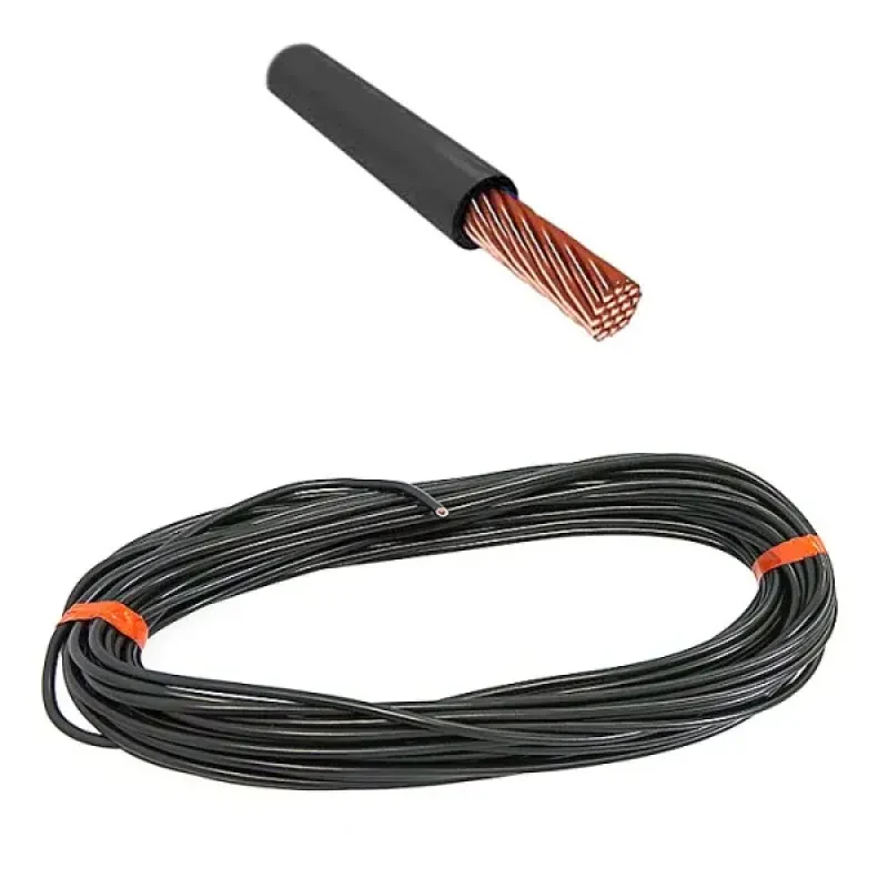 Рыбинсккабель Провод 4 мм черный (упак 20 м)