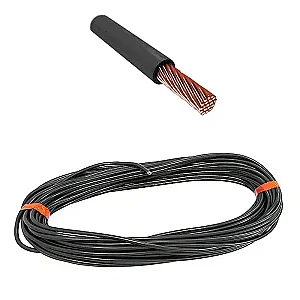 Провод 4 мм черный (упак 20 м) ПГВА-4-Ч