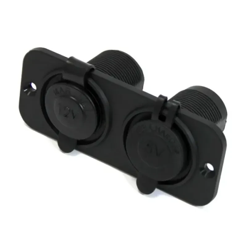 EASTERNER Панель с USB-разъемом 5В/2.4А и прикуривателем, черная