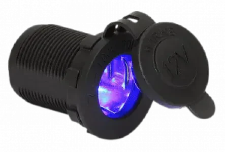 Гнездо прикуривателя со светодиодной подстветкой, 12В/20А-24В/10А 10264220