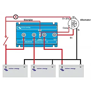 Диодный изолятор Argcdiode 140-ЗАС З batteries 140А Retail ARG140301020R