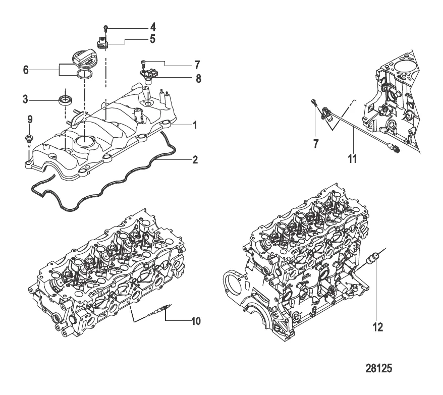 Крышка коромысла Конструкция II