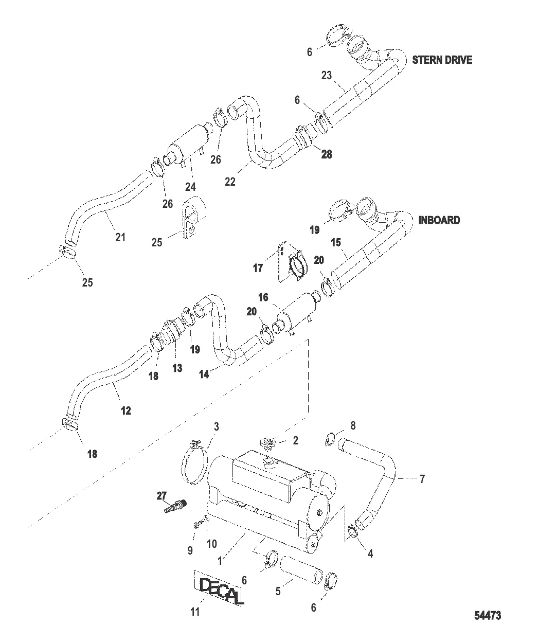 Теплообменник и шланги
