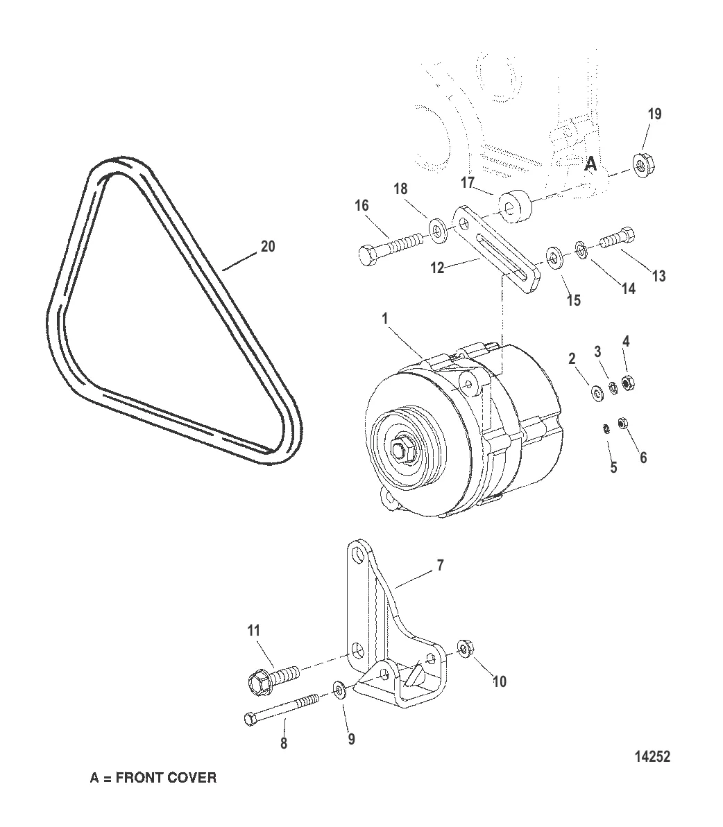 Генератор и крепеж