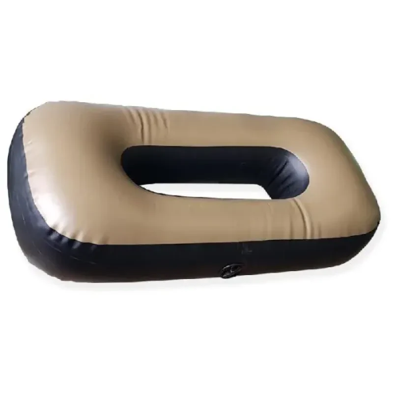 Сиденье надувное "овал" №1 66х44х20 см (Олива)
