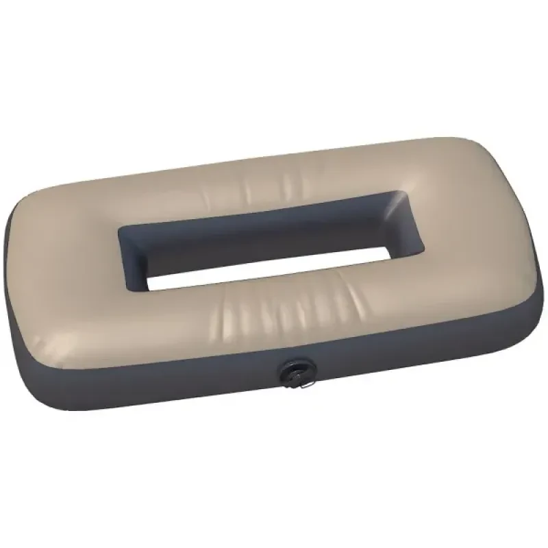 Сиденье надувное "овал" №1 66х44х20 см (Олива)