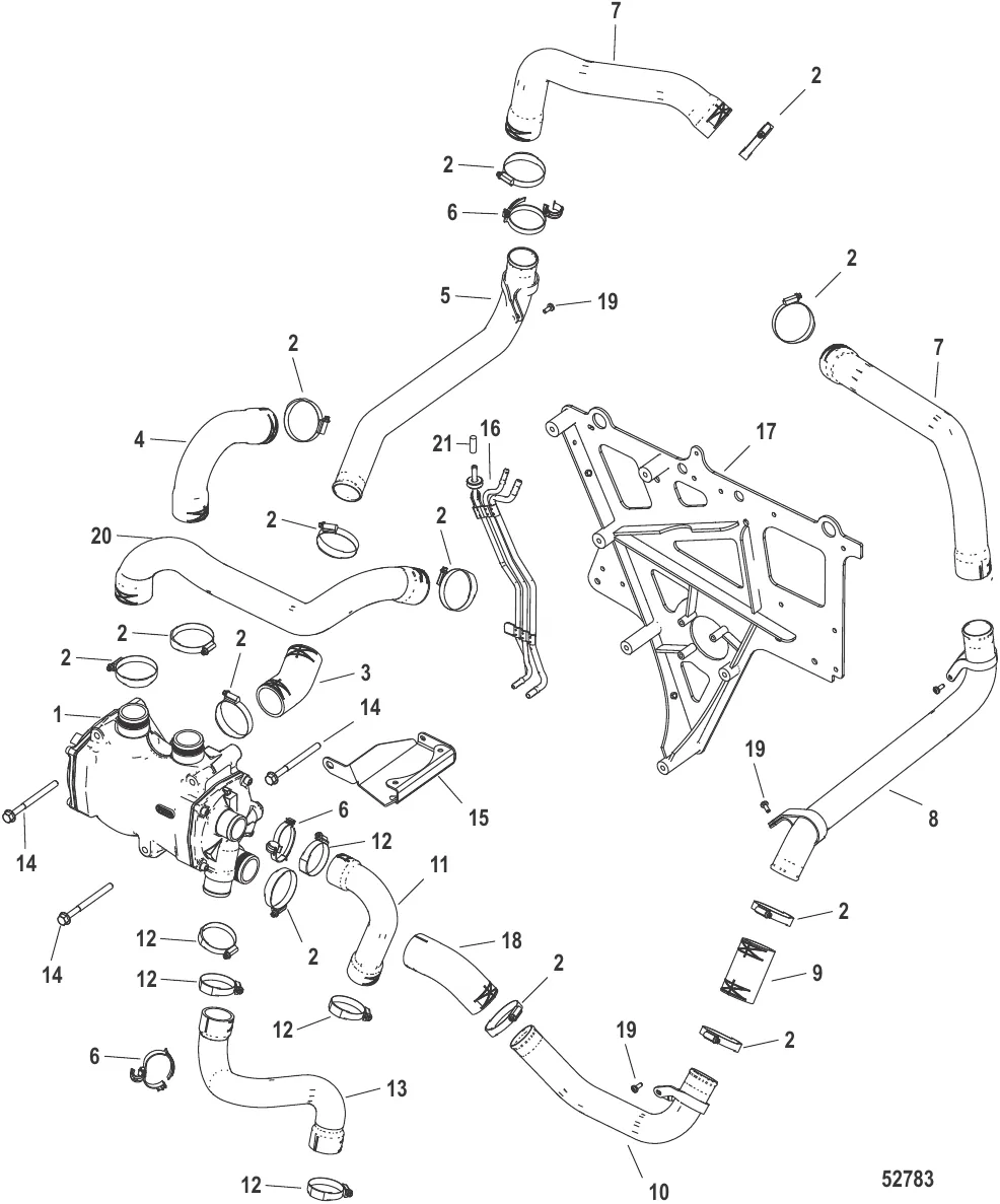 Охладитель наддувочного воздуха