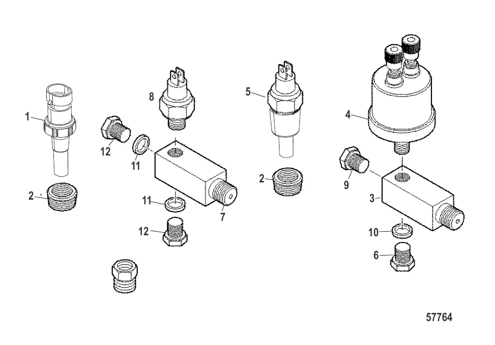 Электрические датчики VDO 12