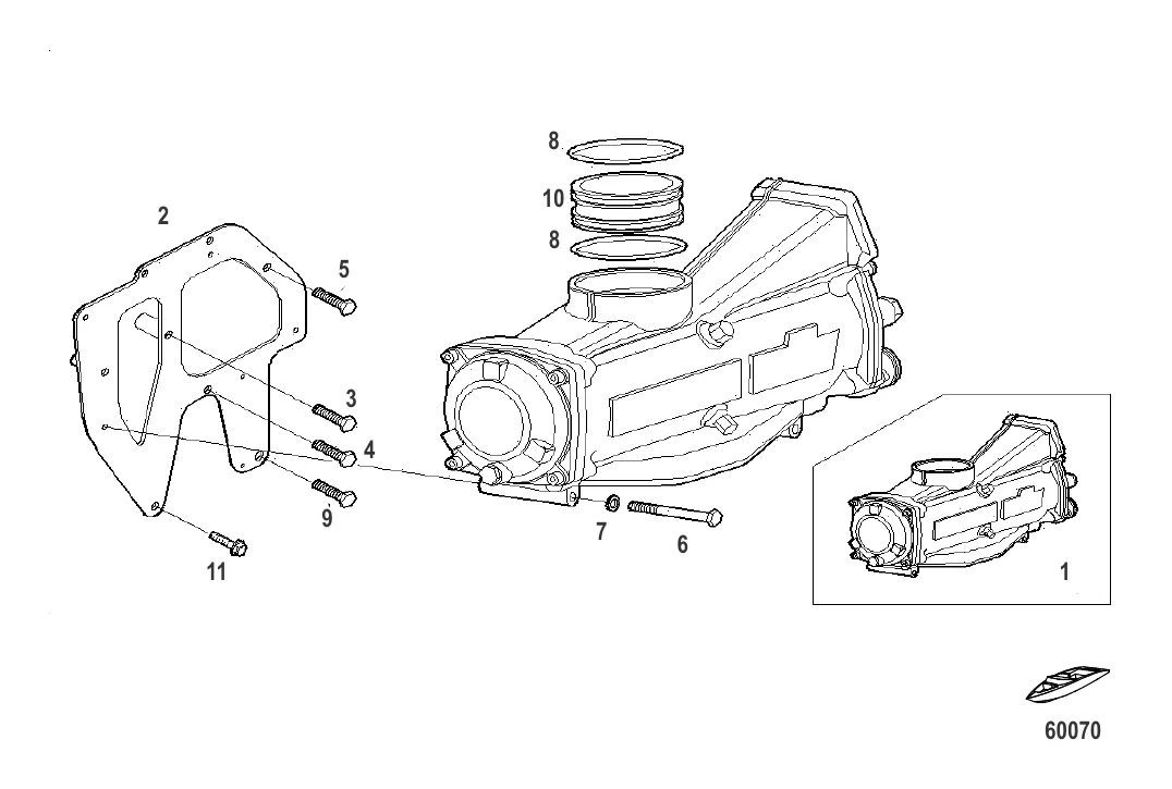 Промежуточный охладитель и крепеж
