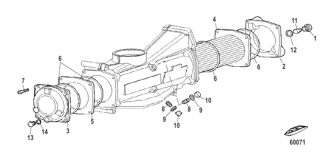 Промежуточный охладитель Компоненты