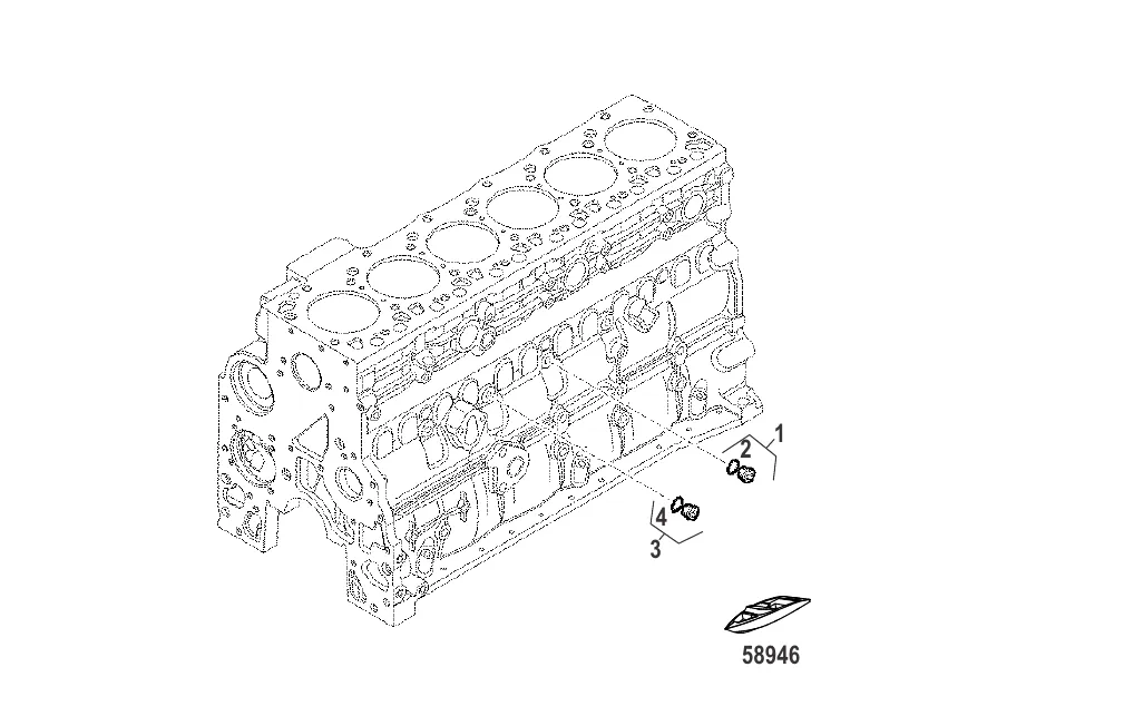 Блок цилиндра Стержневые пробки
