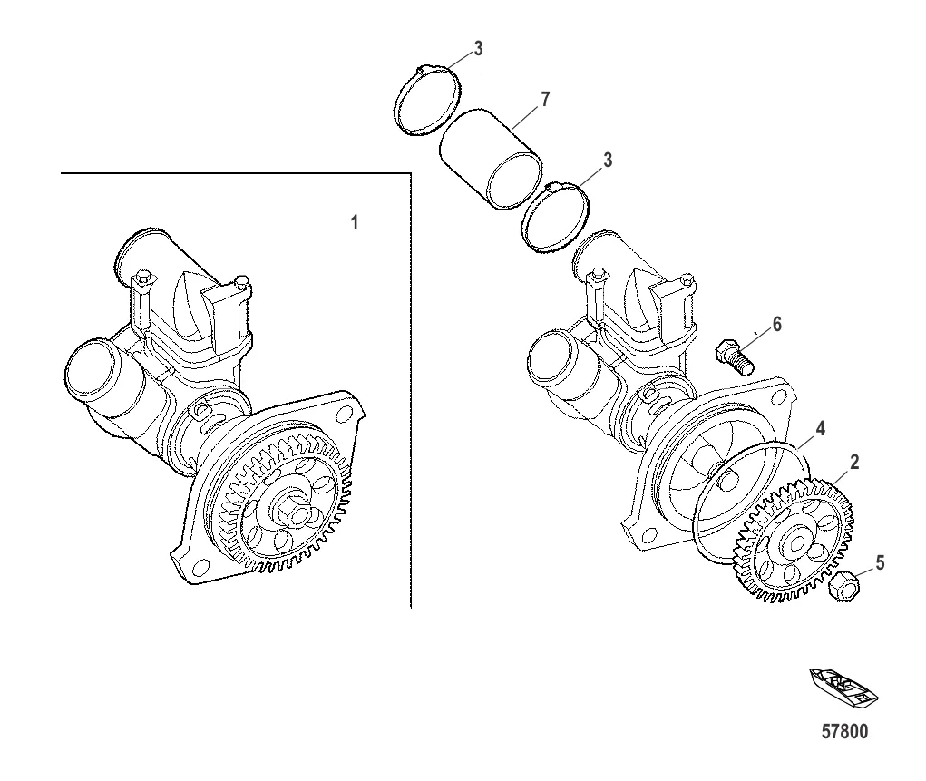 Насос для забортной воды
