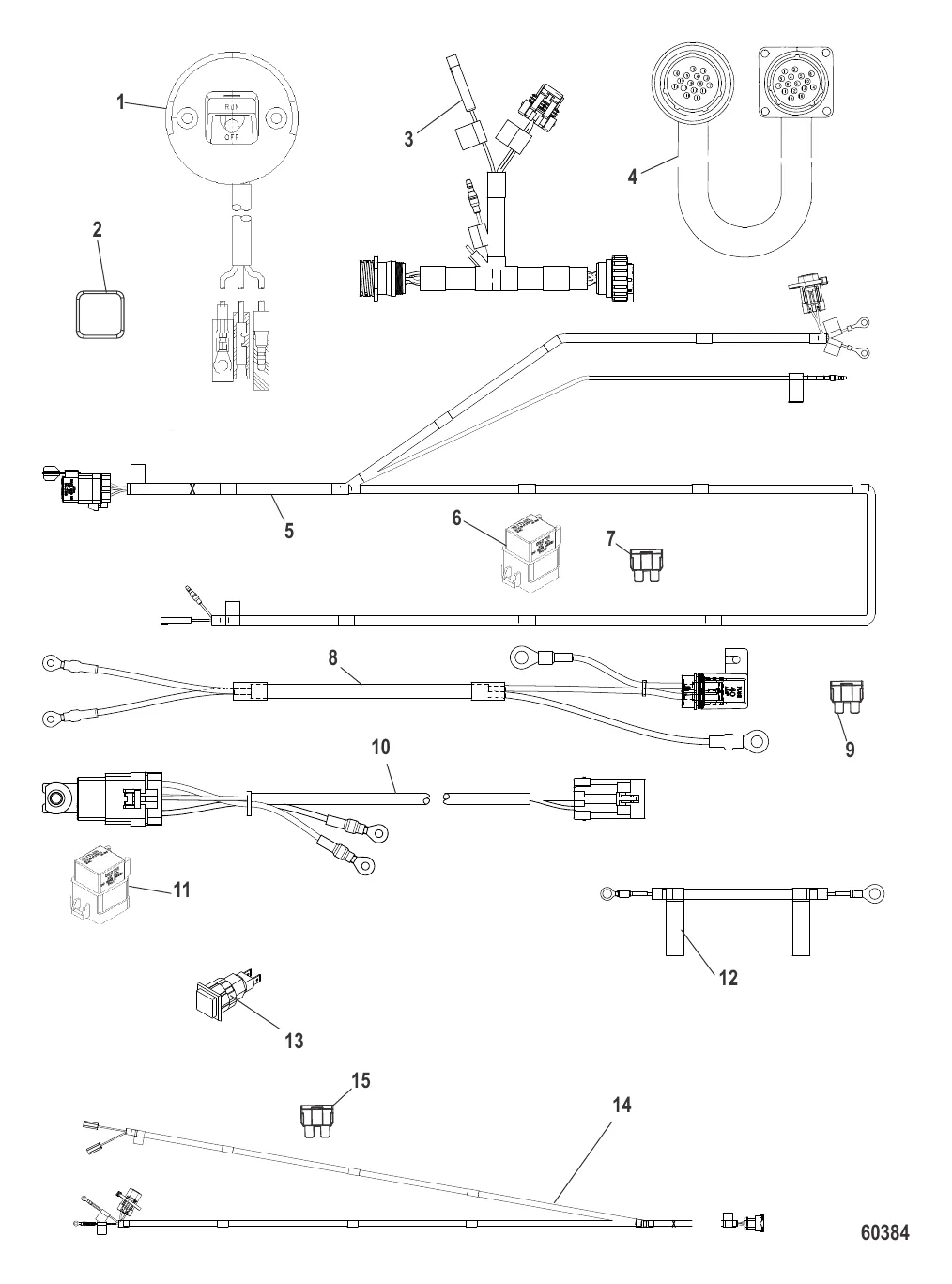 Жгут проводов для установки оборудования Талреп и 16-конт.