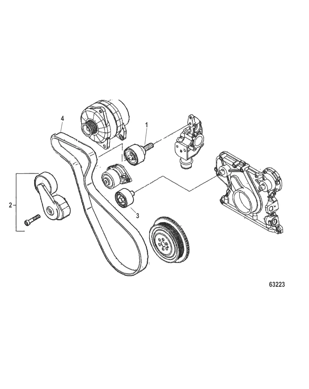 Вспомогательный привод Ремень и шкив