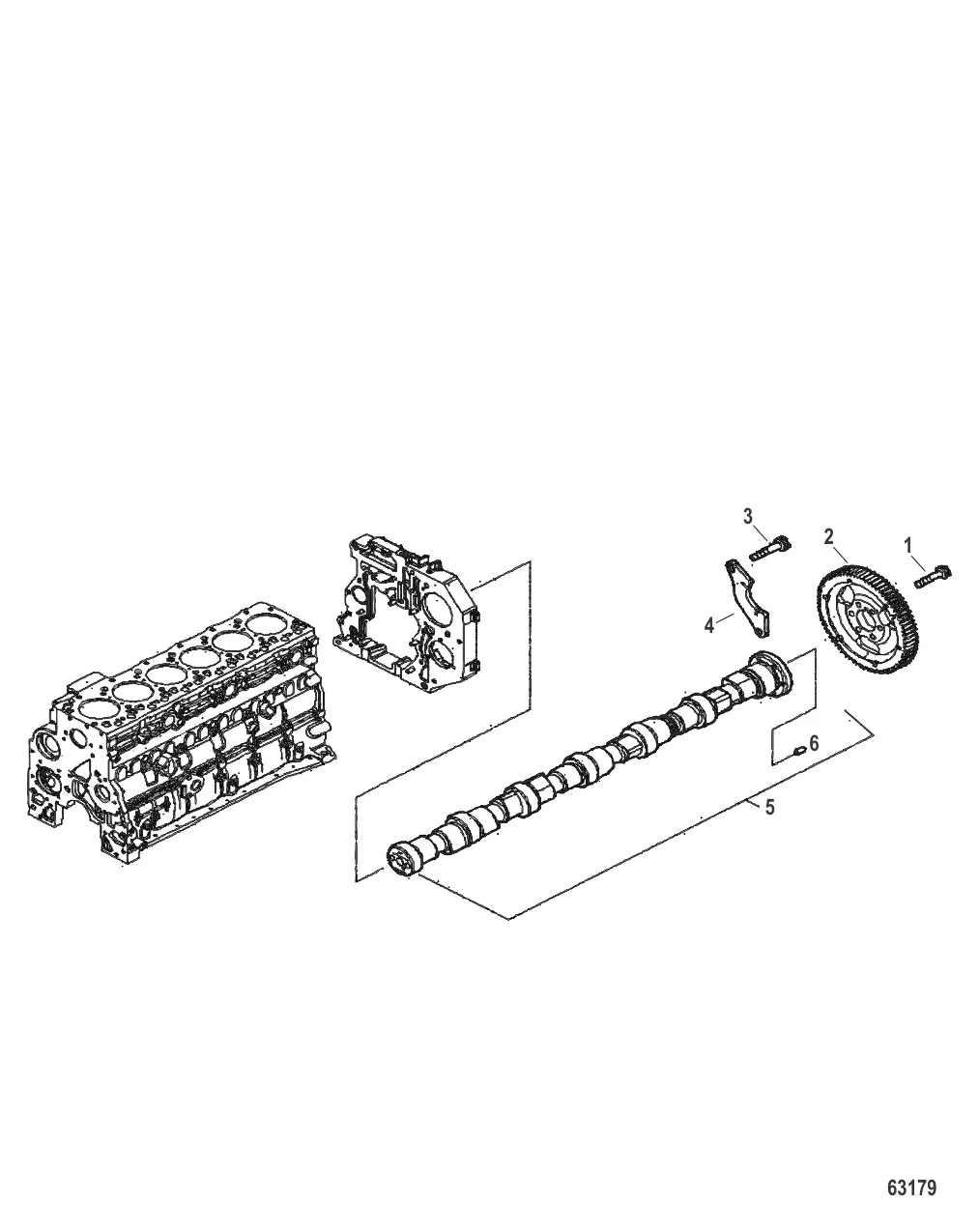 Блок цилиндра Распределительный вал