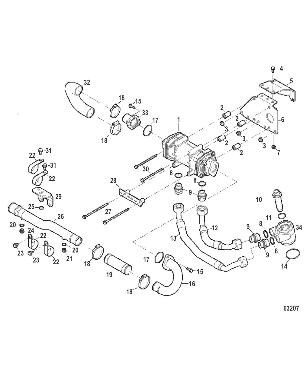 Маслоохладитель Шланги