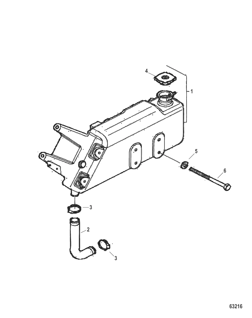 Система охлаждения Бачок для охлаждающей жидкости