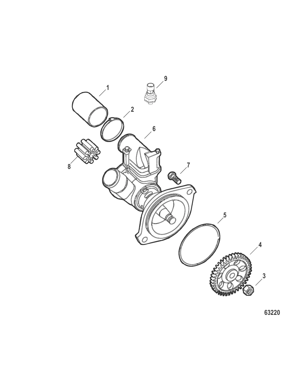 Насос для забортной воды