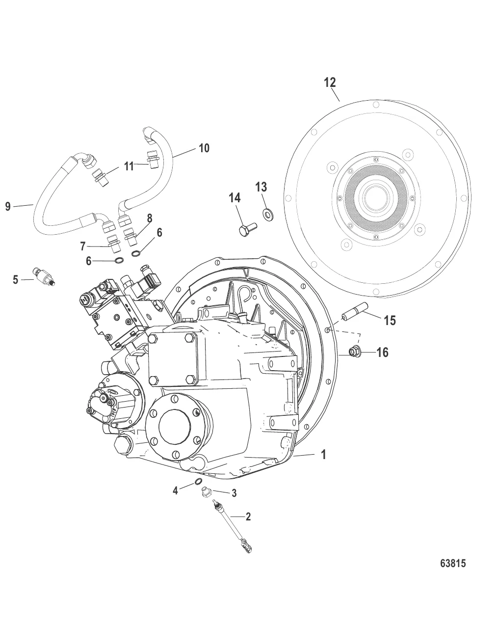 Трансмиссия в сборе – ZF 280-1